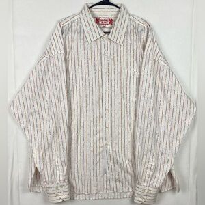 Fusai Jeans Mens 4XL Multicolor Vertical Striped Floral print